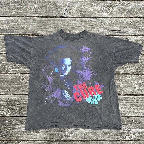 The Cure The Prayer Tour VTG 1989 2 side print single stitch tee Black one size - Picture 3 of 11